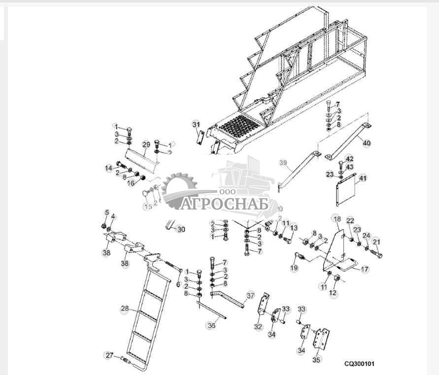 Задняя платформа 